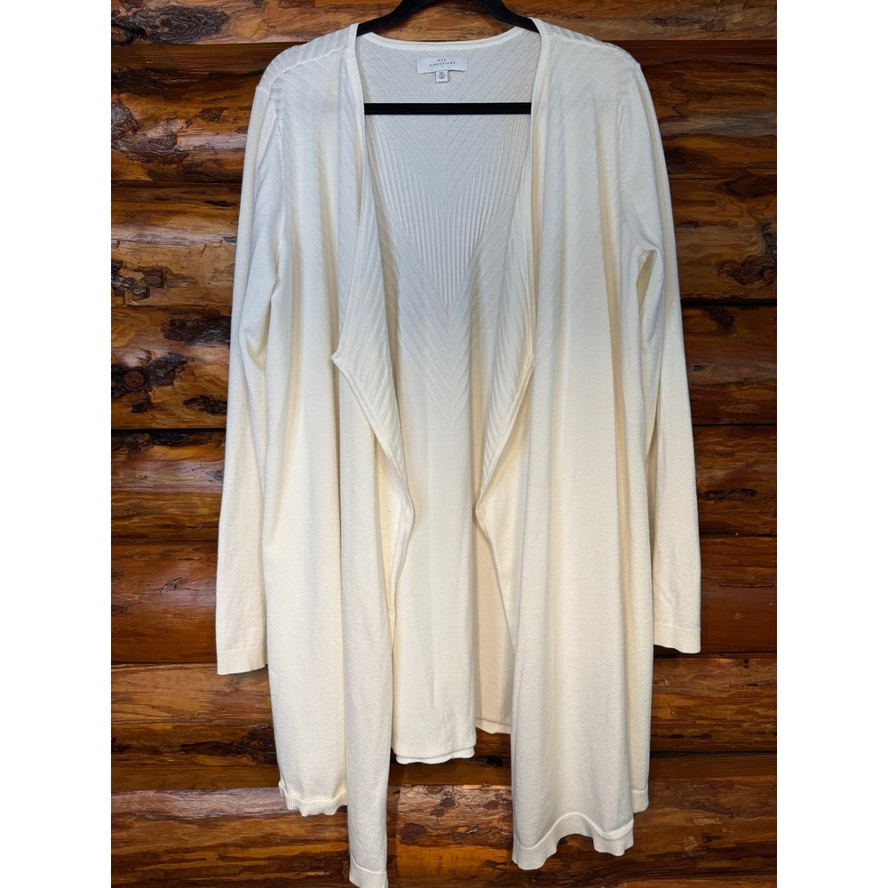 New Directions Open Front Swing Cardigan Size XL